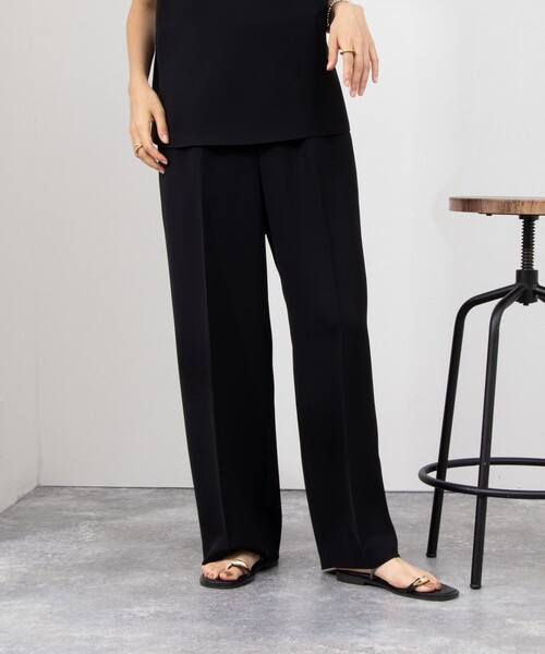 NOLLEY’S(ノーリーズ)の「◇【WEB限定サイズあり】ウォッシャブルイージードレスアップパンツ(その他パンツ・レディース・ブラック・36/38/40)」の14枚目の写真