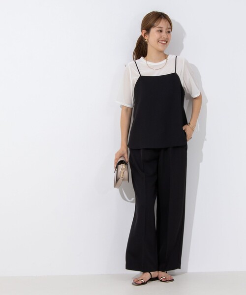 NOLLEY’S(ノーリーズ)の「◇【WEB限定サイズあり】ウォッシャブルイージードレスアップパンツ(その他パンツ・レディース・ブラック・36/38/40)」の4枚目の写真
