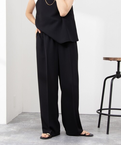 NOLLEY’S(ノーリーズ)の「◇【WEB限定サイズあり】ウォッシャブルイージードレスアップパンツ(その他パンツ・レディース・ブラック・36/38/40)」の6枚目の写真