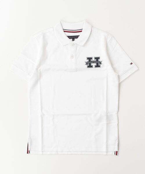 TOMMY HILFIGER（トミーヒルフィガー）の「BOYS レギュラーショートスリーブポロシャツ（ポロシャツ・キッズ・イエロー/レッド/ホワイト・140cm/150cm/160cm/130cm）」の4枚目の写真