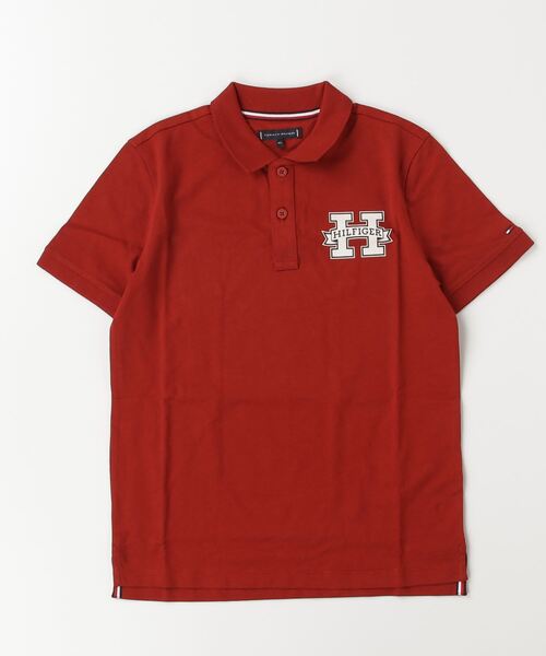 TOMMY HILFIGER（トミーヒルフィガー）の「BOYS レギュラーショートスリーブポロシャツ（ポロシャツ・キッズ・イエロー/レッド/ホワイト・140cm/150cm/160cm/130cm）」の6枚目の写真