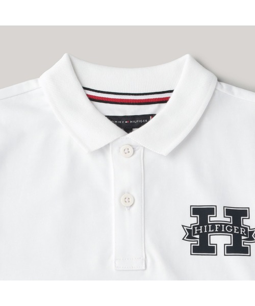 TOMMY HILFIGER（トミーヒルフィガー）の「BOYS レギュラーショートスリーブポロシャツ（ポロシャツ・キッズ・イエロー/レッド/ホワイト・140cm/150cm/160cm/130cm）」の8枚目の写真