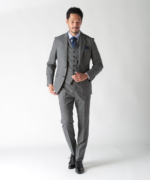 シャドーペイズリー柄シルクチーフ（ポケットチーフ）｜MEN'S