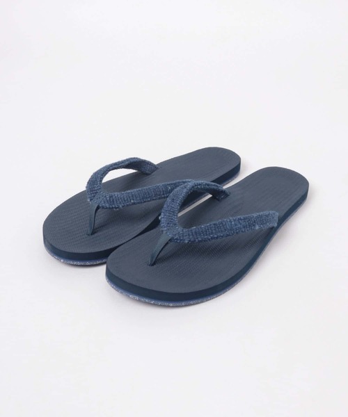 Indosole(インドソール)の「indosole Pable FLIP FLOPS 2(サンダル・レディース・インディゴブルー/ブラック/オフホワイト・4/6/8)」の12枚目の写真
