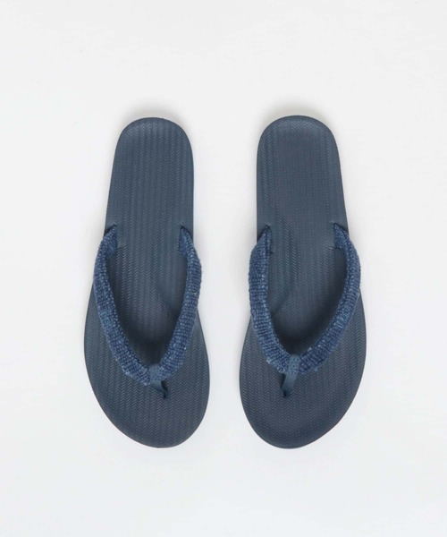 Indosole(インドソール)の「indosole Pable FLIP FLOPS 2(サンダル・レディース・インディゴブルー/ブラック/オフホワイト・4/6/8)」の13枚目の写真