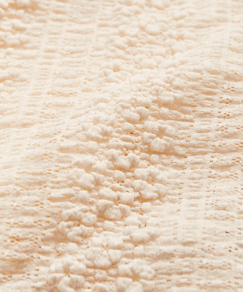 VIS（ビス）の「【洗える】フリルレースブラウス（シャツ/ブラウス・レディース・ブラック/オフホワイト・FREE）」の11枚目の写真