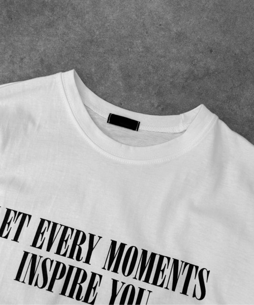 jiasecond.(ジアセカンド)の「【jiasecond.】袖レースプリントオーバーTシャツ / トップス カットソー 半袖 Tシャツ プリント オーバー レース ブラック ホワイト(Tシャツ/カットソー・レディース・ホワイト/ブラック・FREE)」の10枚目の写真