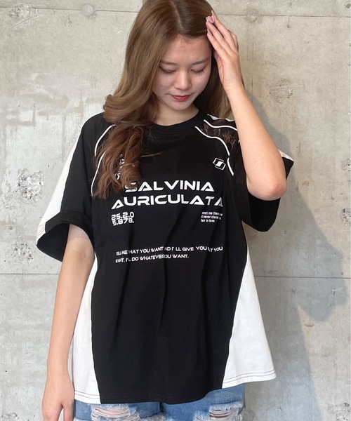 one way（ワンウェイ）の「レース切り替えゲームTシャツ（Tシャツ/カットソー・レディース・ブラック/ホワイト・FREE）」の12枚目の写真