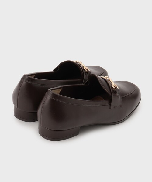 OPAQUE.CLIP(オペークドットクリップ)の「◆【抗菌防臭加工】ビット付きローファー(ドレスシューズ・レディース・ブラウン系その他/ブラック/ナチュラル・03/02/01)」の7枚目の写真