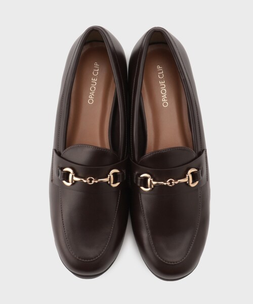 OPAQUE.CLIP(オペークドットクリップ)の「◆【抗菌防臭加工】ビット付きローファー(ドレスシューズ・レディース・ブラウン系その他/ブラック/ナチュラル・03/02/01)」の8枚目の写真