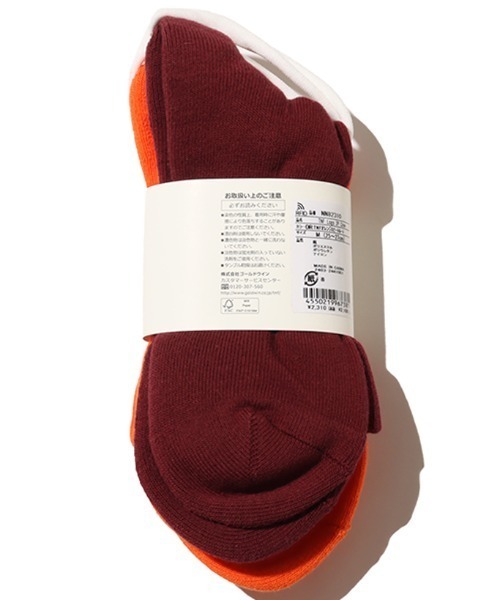 THE NORTH FACE(ザノースフェイス)の「THE NORTH FACE TNF Logo 2P Crew / ザ・ノース・フェイス TNF ロゴ 2P クルー(ソックス/靴下・メンズ・オレンジ/マルチ/ブラウン・L/M/S)」の10枚目の写真