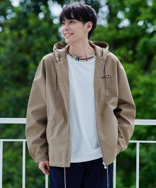 Arnold Palmer（アーノルドパーマー）の「アンブレラ スペック シェア フードジャケット（ブルゾン・レディース・ブラック/ベージュ・XS/S/M/L/LL）」の18枚目の写真