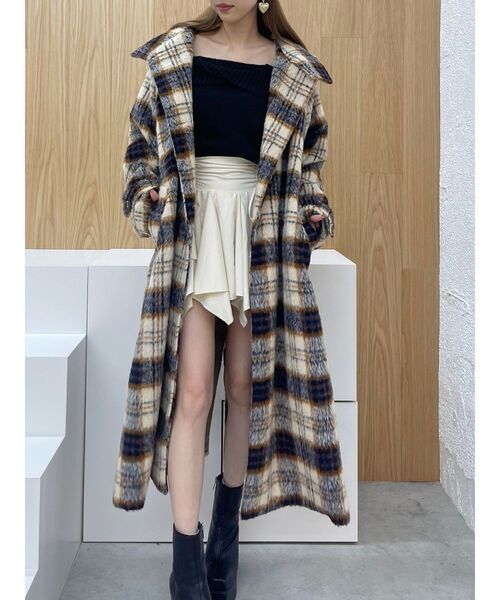 EVRIS（エヴリス）の「ツイストオフショルダーニットトップス（ニット/セーター・レディース・グレー/ブラック/レッド・FREE）」の20枚目の写真