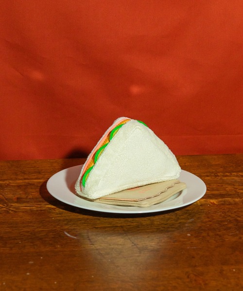 ACCOMMODE（アコモデ）の「喫茶 サンドイッチポーチ（ポーチ・レディース・ホワイト・FREE）」の9枚目の写真