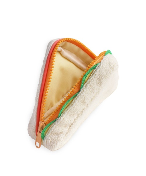 ACCOMMODE（アコモデ）の「喫茶 サンドイッチポーチ（ポーチ・レディース・ホワイト・FREE）」の2枚目の写真