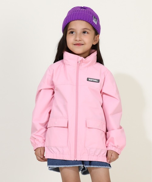 BABYDOLL（ベビードール）の「【防風撥水】2WAYウィンドブレーカー 9838K（ナイロンジャケット・キッズ・ブラック/ベビーピンク/チャコールグレー/オフホワイト/パープル/ベージュ/その他1/グリーン系その他7・90cm/100cm/110cm/120cm/130cm/140cm/150cm）」の7枚目の写真