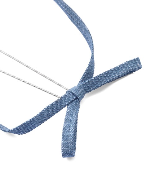 ANEMONE（アネモネ）の「ロングリボンUピン[2本セット]（ヘアピン・レディース・ブルー/ブラック・FREE）」の5枚目の写真