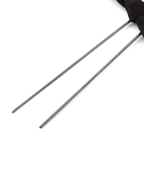 ANEMONE（アネモネ）の「ロングリボンUピン[2本セット]（ヘアピン・レディース・ブルー/ブラック・FREE）」の7枚目の写真