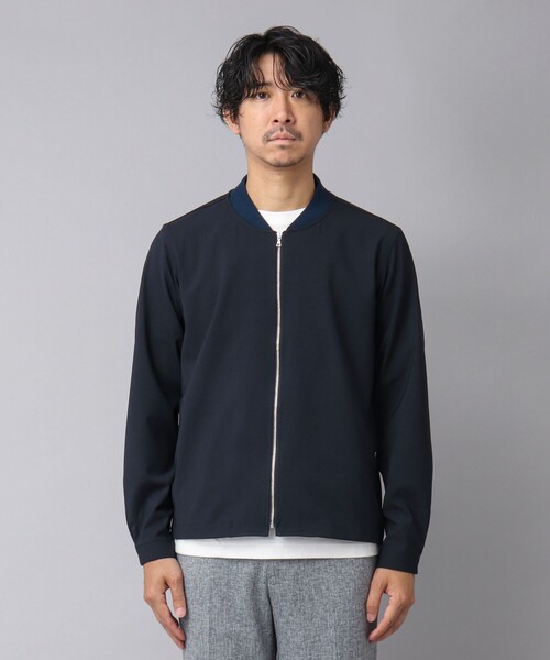 STONE  シャツブルゾン STERNBERG（スタンバーグ）の「サイドスリットZIPシャツ