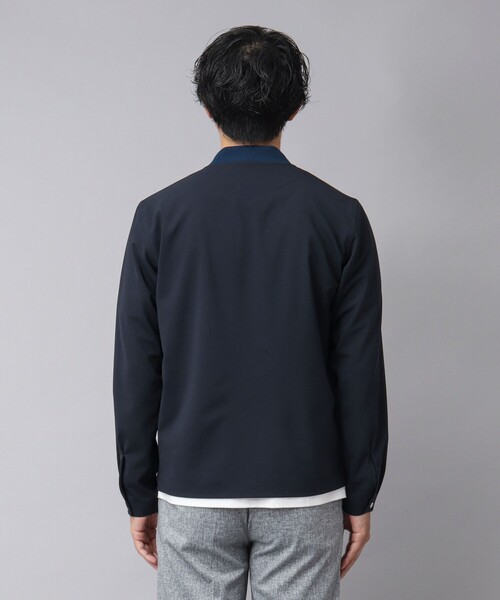 NOLLEY’S（ノーリーズ）の「【ACTIVE SECT】"ALL TIME DRY" MA-1 シャツブルゾン（ブルゾン・メンズ・チャコールグレー/ダークネイビー/ブラック・S/XL/L/M）」の20枚目の写真