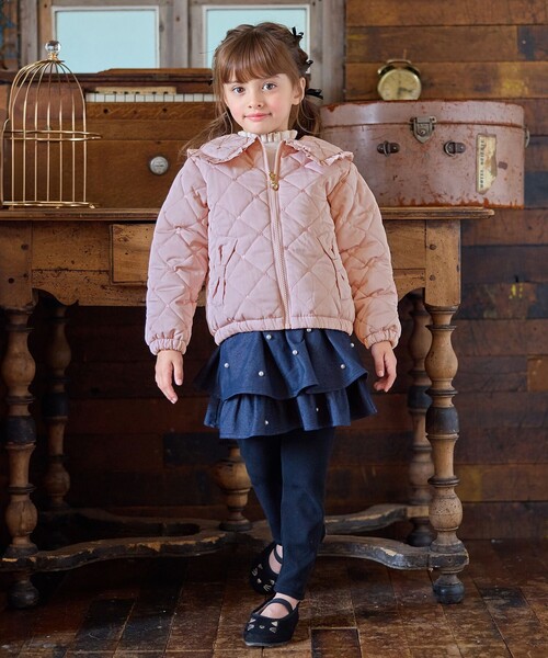 ANY(エニィ)の「ハートキルティングブルゾン(ブルゾン・キッズ・ベージュ系/ピンク系・110/120/130)」の13枚目の写真