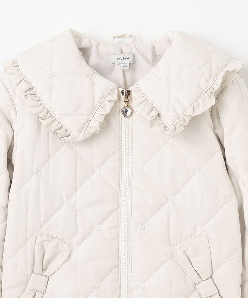 ANY(エニィ)の「ハートキルティングブルゾン(ブルゾン・キッズ・ベージュ系/ピンク系・110/120/130)」の17枚目の写真