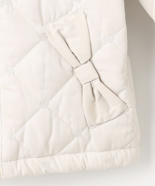 ANY(エニィ)の「ハートキルティングブルゾン(ブルゾン・キッズ・ベージュ系/ピンク系・110/120/130)」の5枚目の写真