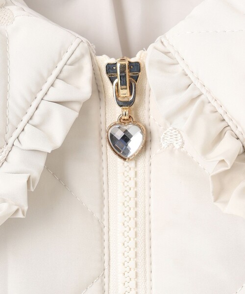 ANY(エニィ)の「ハートキルティングブルゾン(ブルゾン・キッズ・ベージュ系/ピンク系・110/120/130)」の6枚目の写真