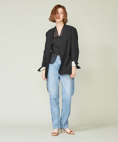conte（コンテ）の「＜conte＞シアー ベルテッド ジレ（ベスト）」 - WEAR