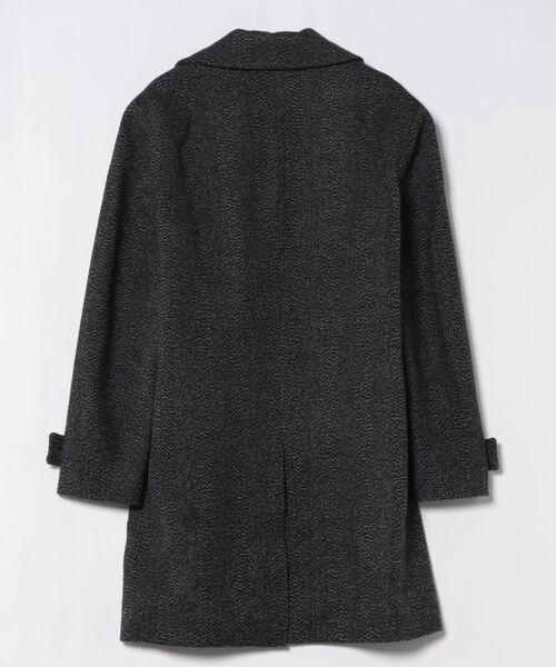 ALLSAINTS（オールセインツ）の「FINCHER HERRINGBONE CASHMERE BLEND COAT | FINCHER ヘリンボーン カシミヤ ブレンド コート（チェスターコート・メンズ・ブラウン・36/34/38）」の9枚目の写真