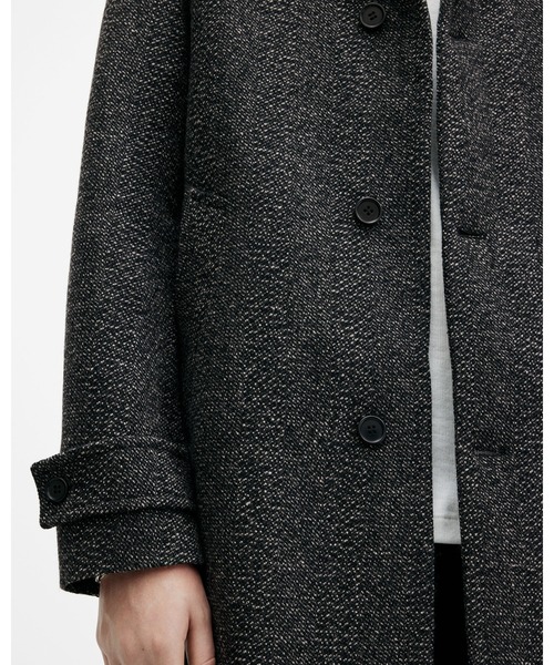 ALLSAINTS（オールセインツ）の「FINCHER HERRINGBONE CASHMERE BLEND COAT | FINCHER ヘリンボーン カシミヤ ブレンド コート（チェスターコート・メンズ・ブラウン・36/34/38）」の6枚目の写真
