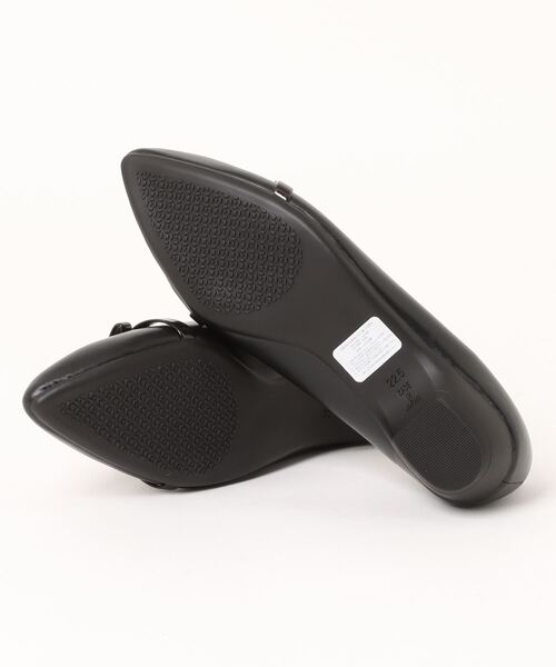 JELLY BEANS（ジェリービーンズ）の「【晴雨兼用】【防水・撥水】【生活防水】【滑りにくい】【雨の日】【通勤靴】【レイン対応】リボンローファーモールドソールレインパンプス(325-49050)JELLY BEANS(ジェリービーンズ)（レインシューズ・レディース・ダークブラウン/グレー/ブラック・22.5/23/23.5/24/24.5）」の20枚目の写真