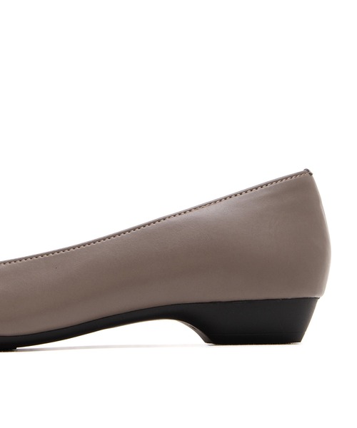 JELLY BEANS（ジェリービーンズ）の「【晴雨兼用】【防水・撥水】【生活防水】【滑りにくい】【雨の日】【通勤靴】【レイン対応】リボンローファーモールドソールレインパンプス(325-49050)JELLY BEANS(ジェリービーンズ)（レインシューズ・レディース・ダークブラウン/グレー/ブラック・22.5/23/23.5/24/24.5）」の11枚目の写真