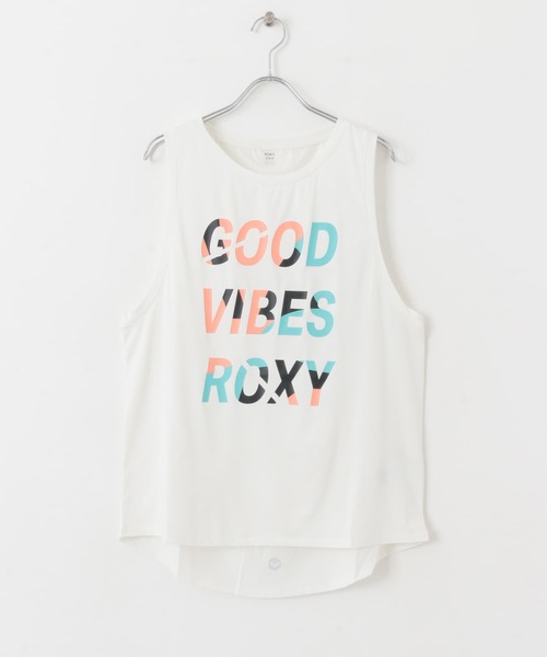 ROXY(ロキシー)の「ROXY GOOD VIBES(タンクトップ・レディース・ホワイト/ピンク/ブラック・MEDIUM)」の4枚目の写真