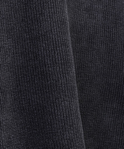 WESTSEA（ウエストシー）の「片畔 ストーンウォッシュ加工 ルーズサイズ 無地クルー（ニット/セーター・メンズ・スミクロ/グレー/ネイビー・L/M）」の17枚目の写真