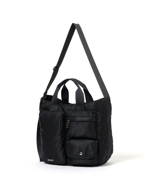 niko and...（ニコアンド）の「オリジナルメニーポケット2WAYトートバッグ（トートバッグ・レディース・ブラウン/ブラック/カーキ・0）」の2枚目の写真