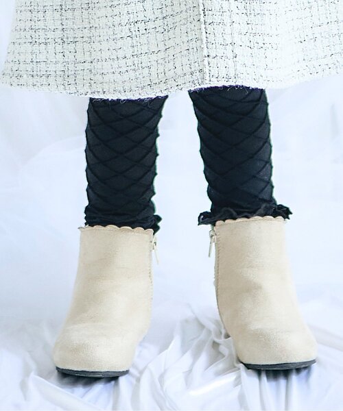 apres les cours（アプレレクール）の「レギンス＋レースソックス