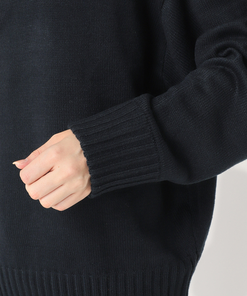 セール】別注【LOGAN Knitting Mills】*RELUME ハーフジップニットプル