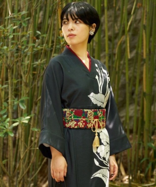 カヤ(カヤ)の「【カヤ】花レトロ帯ベルト(ベルト・レディース・その他2/その他1/その他3・FREE)」の5枚目の写真