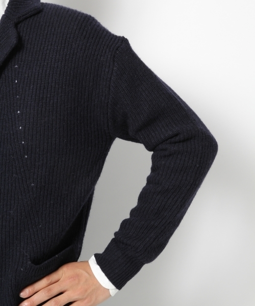 GLOBAL WORK（グローバルワーク）の「7ゲージラムテーラーカーデ/567421（カーディガン/ボレロ・メンズ・ブラック/ネイビー/ダークグレー/グレー・LARGE/X-LARGE/MEDIUM/SMALL）」の9枚目の写真