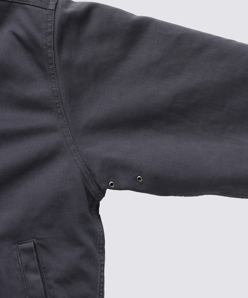 FIDELITY（フィデリティ）の「OVERDYED N-1 DECK JACKET / N1デッキジャケット（ミリタリージャケット・メンズ・ネイビー/カーキ・MEDIUM/LARGE）」の11枚目の写真