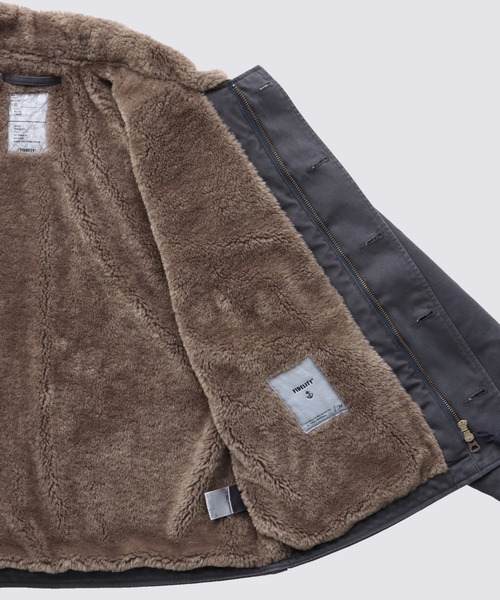 FIDELITY（フィデリティ）の「OVERDYED N-1 DECK JACKET / N1デッキジャケット（ミリタリージャケット・メンズ・ネイビー/カーキ・MEDIUM/LARGE）」の13枚目の写真