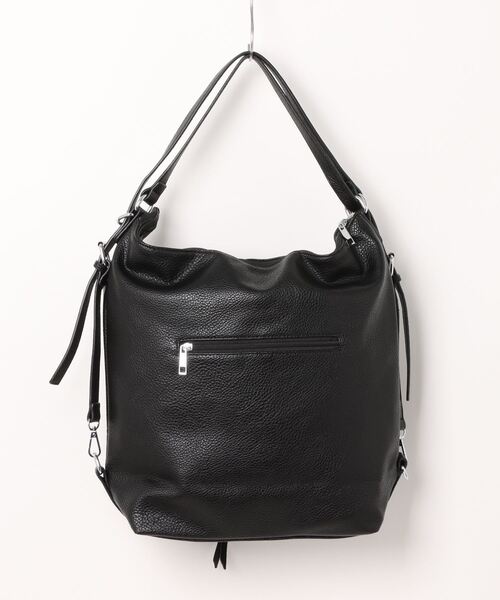 Jayro(ジャイロ)の「ファスナー使いデザインショルダーバッグ(トートバッグ・レディース・ブラック/ダークブラウン/ベージュ・FREE)」の4枚目の写真