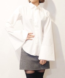 ワイドカフスブラウス