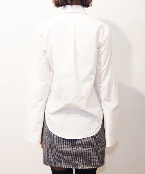 CRYSTAL BALL（クリスタルボール）の「ワイドカフスブラウス（シャツ/ブラウス・レディース・ホワイト・SMALL）」の6枚目の写真