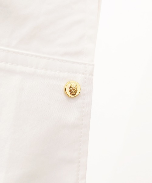 CRYSTAL BALL（クリスタルボール）の「ワイドカフスブラウス（シャツ/ブラウス・レディース・ホワイト・SMALL）」の8枚目の写真