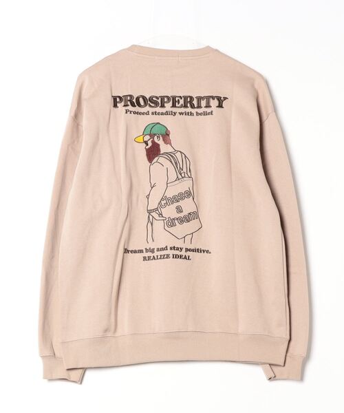 別注限定生産】髭おじさんサガラ刺繍クルーネックトレーナー