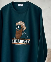 Mac-House | 【別注限定生産】髭おじさんサガラ刺繍クルーネックトレーナー(スウェット)