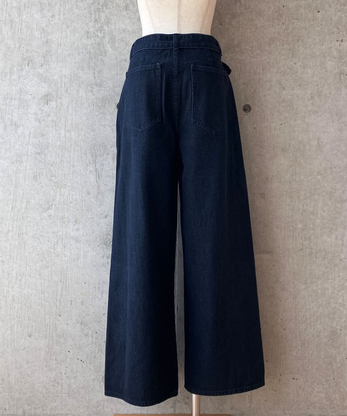 meJane(ミージェーン)の「デニムワイドバギーパンツ(デニムパンツ・レディース・インディゴブルー・L/M/S)」の17枚目の写真