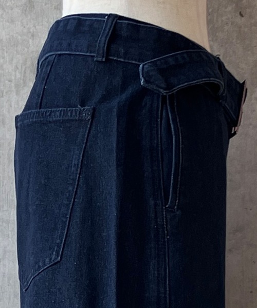 meJane(ミージェーン)の「デニムワイドバギーパンツ(デニムパンツ・レディース・インディゴブルー・L/M/S)」の20枚目の写真
